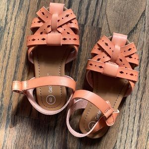Cat & Jack - Girls sandals - Size toddler 8